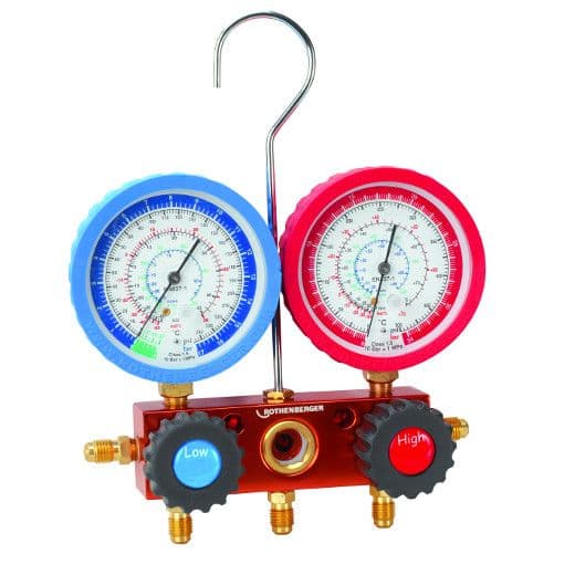 Rothenberger Air Con Gauges 2 Way - With Hoses - Image 3